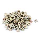 uxcell M3x5.5mmx2mm Zinc Plated Square Nuts Bronze Tone 100pcs-0