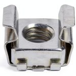 Hillman 44343 8-32 Cage Nut 12 Pack Square Zinc Plated Alloy Steel-0