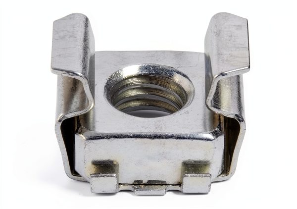 Hillman 44343 8-32 Cage Nut 12 Pack Square Zinc Plated Alloy Steel-0