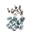 uxcell 10Pcs M5x8mm Square Nuts Carbon Steel Zinc Plated Fasteners for-4