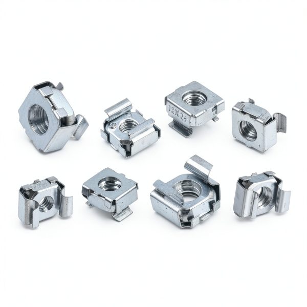 Swpeet 40Pcs 4 Size 10-32, 12-24, 1/4"-20, 5/16"-18 Zinc Plated Carbon Steel Square Cage Nuts Assortment Kit-2