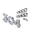 304 Stainless Steel Square Screw Nuts FSATNDE 139Pcs Assortment Kit-3