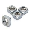 Waziaqoc 200 PCS 304 Stainless Steel M3 Square Nuts-4