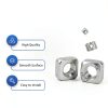 304 Stainless Steel Square Screw Nuts FSATNDE 139Pcs Assortment Kit-4