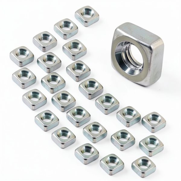 Waziaqoc 200 PCS 304 Stainless Steel M3 Square Nuts-1