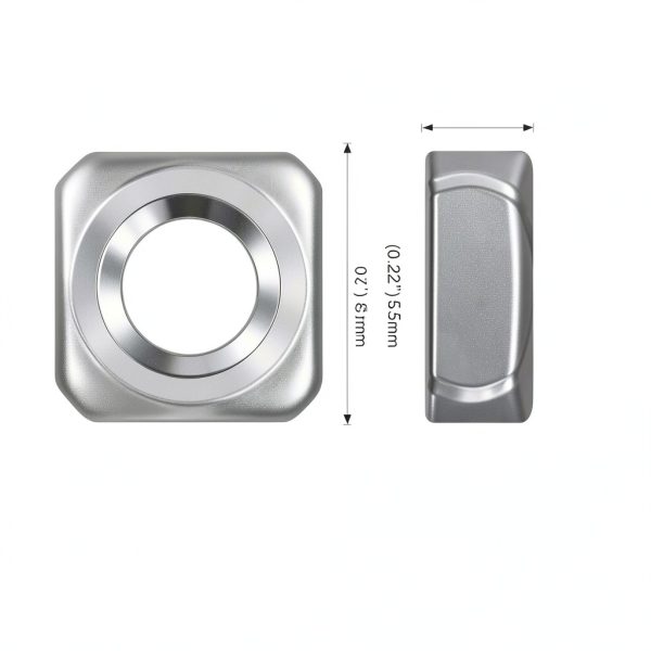 200 Pieces 304 Stainless Steel M3 Square Nuts by Powlankou-2